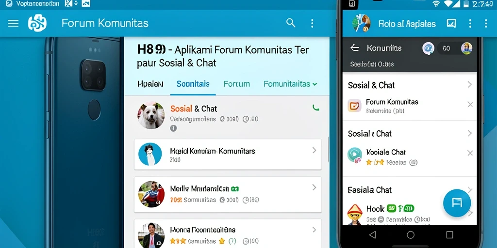 Tampilan antarmuka H89 yang ramah pengguna untuk Forum Komunitas.