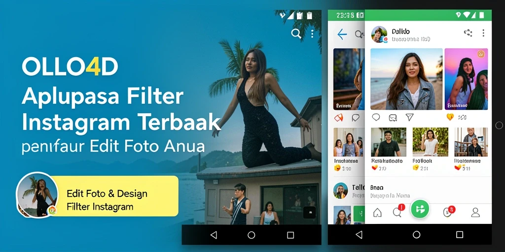 Tampilan antarmuka aplikasi OLLO4D yang user-friendly dan menarik.