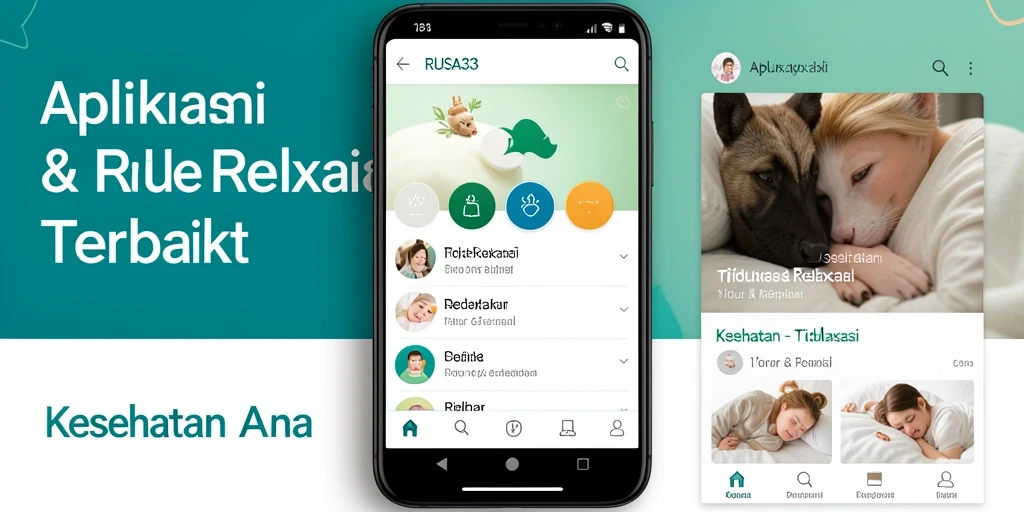 Antarmuka RUSA33 yang menenangkan dan fungsional untuk tidur lebih baik.