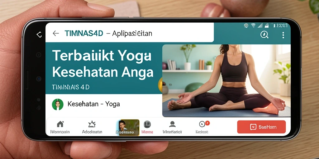 Antarmuka intuitif aplikasi TIMNAS4D yang menampilkan berbagai fungsi Yoga.