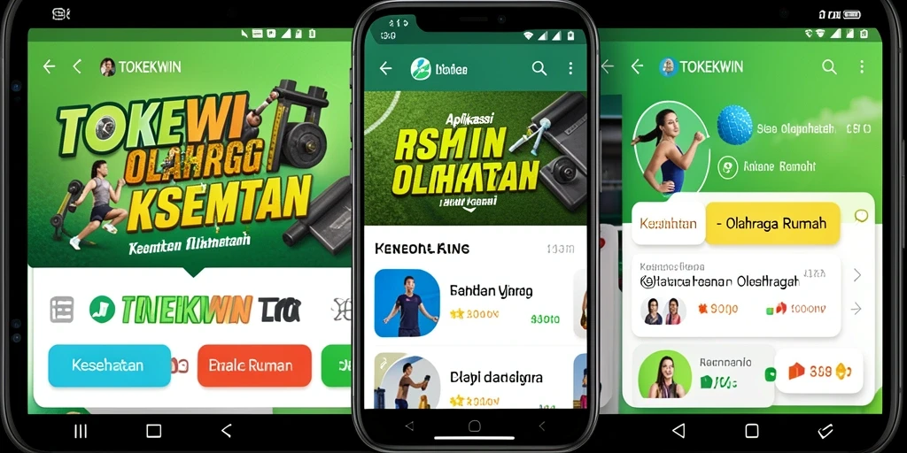 Antarmuka pengguna TOKEKWIN yang intuitif dan ramah bagi pengguna.