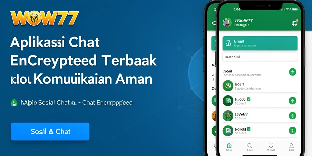 Tampilan antarmuka WOW77 yang intuitif dan jelas untuk pengguna chat encrypted.
